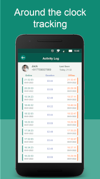Herunterladen Last Seen Online Tracker Werkzeuge für Android Bildschirmfoto 3