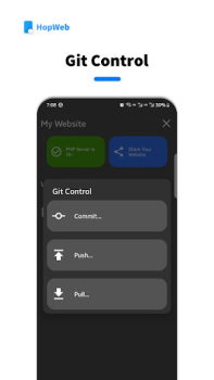 Herunterladen HopWeb: Edit & Run PHP/HTML Werkzeuge für Android Bildschirmfoto 3