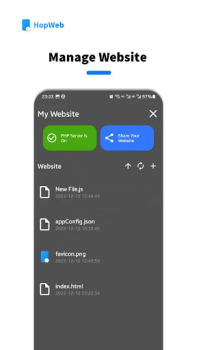 Herunterladen HopWeb: Edit & Run PHP/HTML Werkzeuge für Android Bildschirmfoto 5