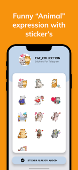 Herunterladen Stickers For Telegram Werkzeuge für Android Bildschirmfoto 4