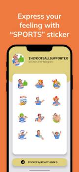 Herunterladen Stickers For Telegram Werkzeuge für Android Bildschirmfoto 5
