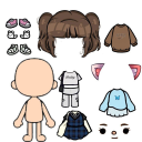 Herunterladen  Toca Boca Paper Doll Ideen
