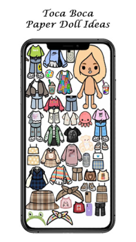 Herunterladen Toca Boca Paper Doll Ideen Personalisierung für Android Bildschirmfoto 2