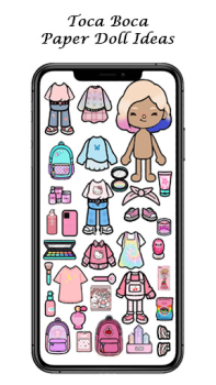 Herunterladen Toca Boca Paper Doll Ideen Personalisierung für Android Bildschirmfoto 4