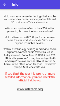 Herunterladen MHL Checker - Control HDMI Werkzeuge für Android Bildschirmfoto 3
