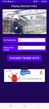 Herunterladen Video Frame Rate Changer (FPS) Video-Player und -Editoren für Android Bildschirmfoto 4