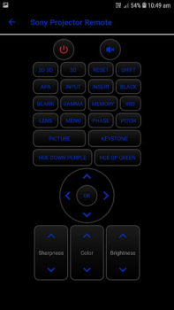 Herunterladen Universal Projector Remote Con Werkzeuge für Android Bildschirmfoto 2