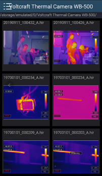 Herunterladen Voltcraft Thermal Imaging Werkzeuge für Android Bildschirmfoto 2