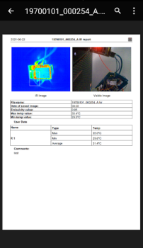 Herunterladen Voltcraft Thermal Imaging Werkzeuge für Android Bildschirmfoto 4