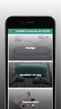 Herunterladen HUAWEI Freebuds SE GUIDE Sonstiges für Android Bildschirmfoto 2