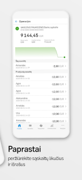 Herunterladen SEB Lietuva Finanzen für Android Bildschirmfoto 3