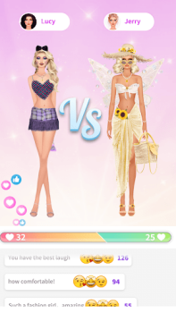 Herunterladen Glam Frenzy: anzieh spiele Gelegentlich für Android Bildschirmfoto 4