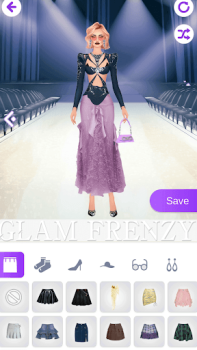 Herunterladen Glam Frenzy: anzieh spiele Gelegentlich für Android Bildschirmfoto 5