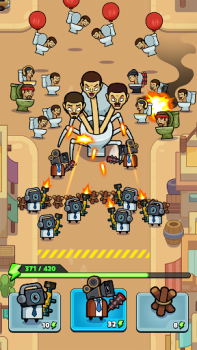 Herunterladen Alien Fight: Police vs Zombie Gelegentlich für Android Bildschirmfoto 3