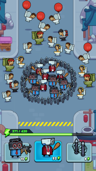 Herunterladen Alien Fight: Police vs Zombie Gelegentlich für Android Bildschirmfoto 4