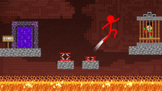 Herunterladen Stickman Parkour Race & Jump Abenteuer für Android Bildschirmfoto 6
