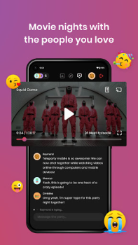 Herunterladen Teleparty - Watch Parties Soziales für Android Bildschirmfoto 3