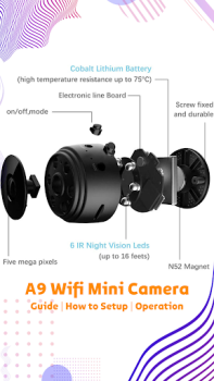 Herunterladen A9 Wifi Mini Camera App Guide Werkzeuge für Android Bildschirmfoto 4