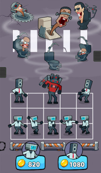 Herunterladen Merge War: Monster vs Cyberman Arkade für Android Bildschirmfoto 6