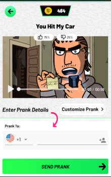 Herunterladen PRANK DIAL - Prank Call App Unterhaltung für Android Bildschirmfoto 2
