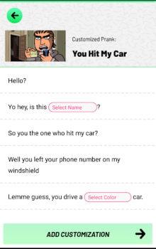 Herunterladen PRANK DIAL - Prank Call App Unterhaltung für Android Bildschirmfoto 4