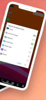 Herunterladen Mac OS Launcher Plus Personalisierung für Android Bildschirmfoto 7