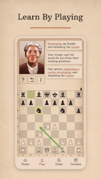 Herunterladen Learn Chess with Dr. Wolf Brettspiele für Android Bildschirmfoto 3