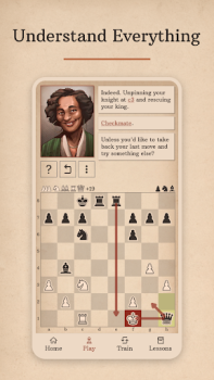 Herunterladen Learn Chess with Dr. Wolf Brettspiele für Android Bildschirmfoto 7