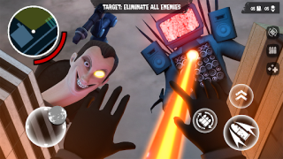 Herunterladen Skbidi Toilet War: FPS Shooter Aktion für Android Bildschirmfoto 2