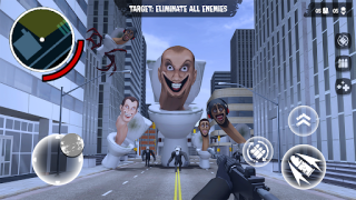 Herunterladen Skbidi Toilet War: FPS Shooter Aktion für Android Bildschirmfoto 3