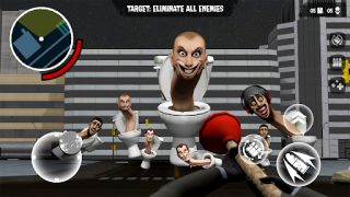 Herunterladen Skbidi Toilet War: FPS Shooter Aktion für Android Bildschirmfoto 4