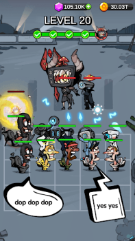 Herunterladen Toilet Monster Merge Games Arkade für Android Bildschirmfoto 6