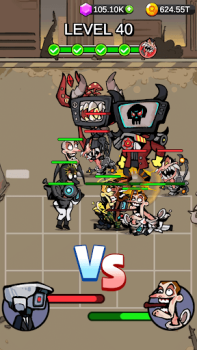Herunterladen Toilet Monster Merge Games Arkade für Android Bildschirmfoto 7