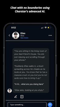 Herunterladen Charstar: AI Character Chat Unterhaltung für Android Bildschirmfoto 2