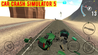 Herunterladen Car Crash Simulator 5 Rennen für Android Bildschirmfoto 2
