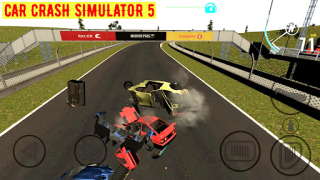 Herunterladen Car Crash Simulator 5 Rennen für Android Bildschirmfoto 4