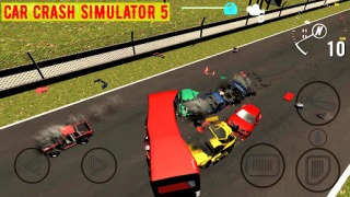 Herunterladen Car Crash Simulator 5 Rennen für Android Bildschirmfoto 6