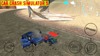 Herunterladen Car Crash Simulator 5 Rennen für Android Bildschirmfoto 7