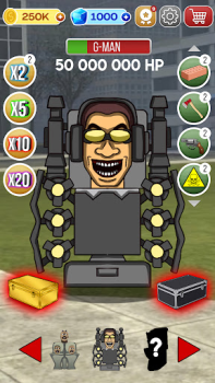 Herunterladen Skibidi Fight - Toilet Battle Gelegentlich für Android Bildschirmfoto 3