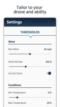 Herunterladen Dronecast - Weather & Fly Map Wetter für Android Bildschirmfoto 5