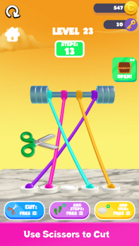 Herunterladen Twisted Ropes 3D Tangle Master Puzzle-Spiele für Android Bildschirmfoto 4