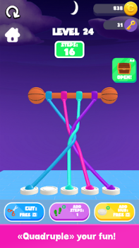 Herunterladen Twisted Ropes 3D Tangle Master Puzzle-Spiele für Android Bildschirmfoto 7