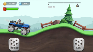 Herunterladen Mountain Climb : Jump Rennen für Android Bildschirmfoto 3