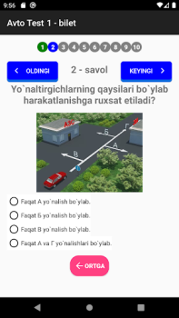 Herunterladen Avto Test 1000+ Autos & Transport für Android Bildschirmfoto 3