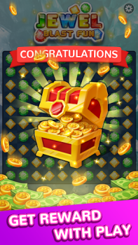 Herunterladen Jewel Blast Fun Gelegentlich für Android Bildschirmfoto 4