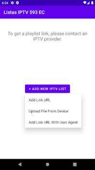 Herunterladen Listas IPTV 593 EC Unterhaltung für Android Bildschirmfoto 6