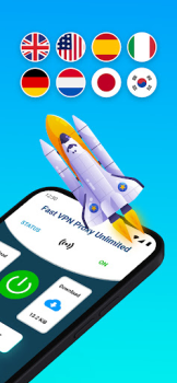 Herunterladen Fast VPN Proxy Unlimited 2023 Werkzeuge für Android Bildschirmfoto 2