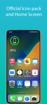Herunterladen iOS 17 Launcher - Phone 15 Pro Personalisierung für Android Bildschirmfoto 2