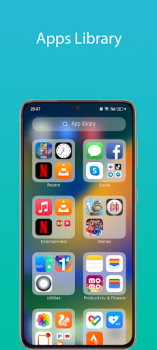 Herunterladen iOS 17 Launcher - Phone 15 Pro Personalisierung für Android Bildschirmfoto 7