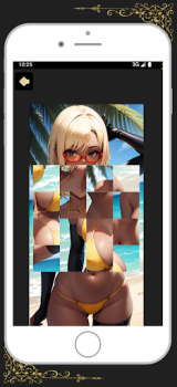 Herunterladen Adult puzzle-Sexy animate girl Gelegentlich für Android Bildschirmfoto 2